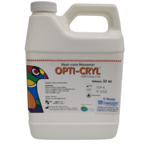 Opti-Cryl Heat Curing Acrylic Liquid X 32 Oz