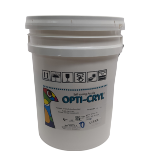 Opti-Cryl Self Curing Acrylic Clear X 22 Lbs
